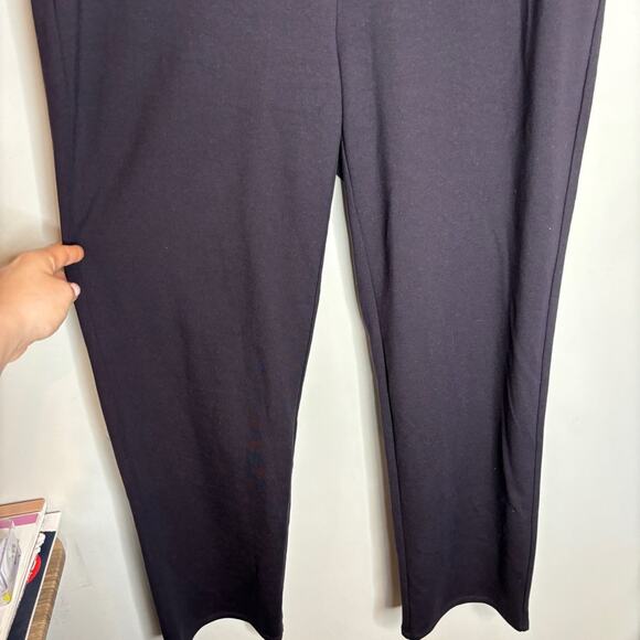 Eileen Fisher Washable Flex Ponte Stretchy Pant - Picture 3 of 8